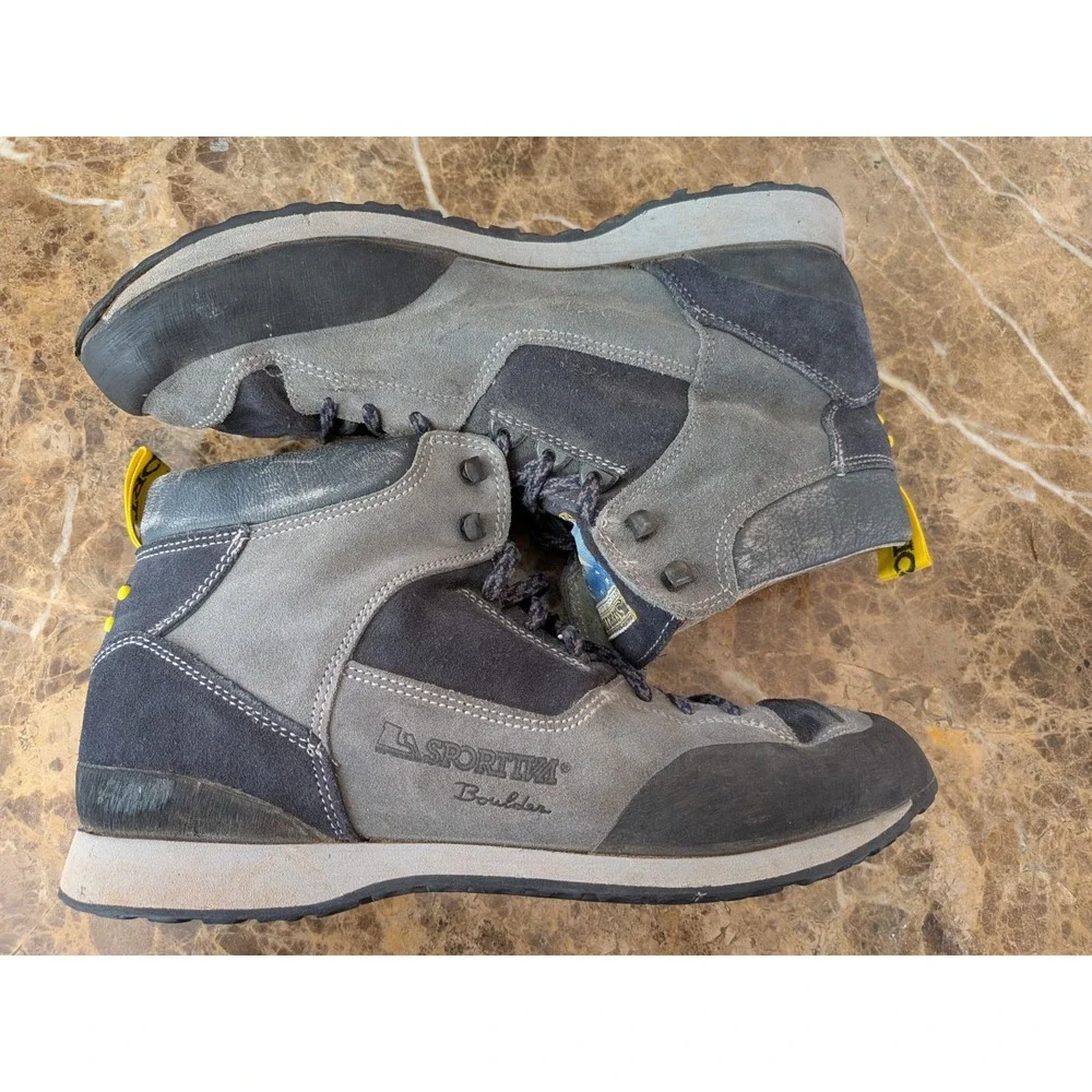 LA SPORTIVA Hiking Boots Men US 9.5 Gray Technical Mountaineering
